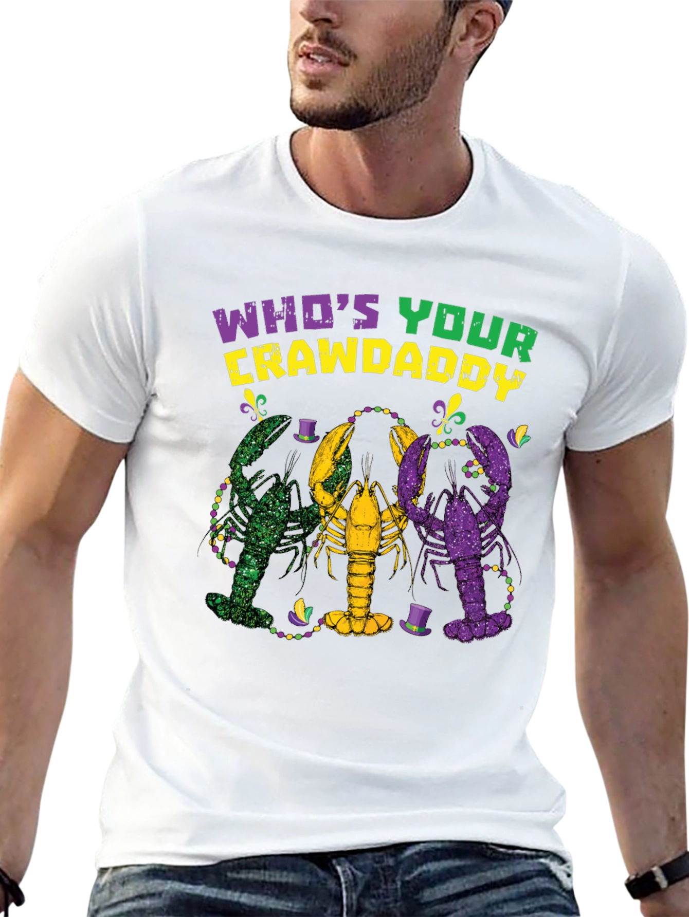 Whos Your Crawdaddy Mardi Gras T-Shirt