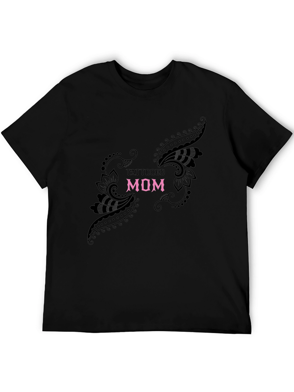 Tattooed Mom Black Graphic Tee