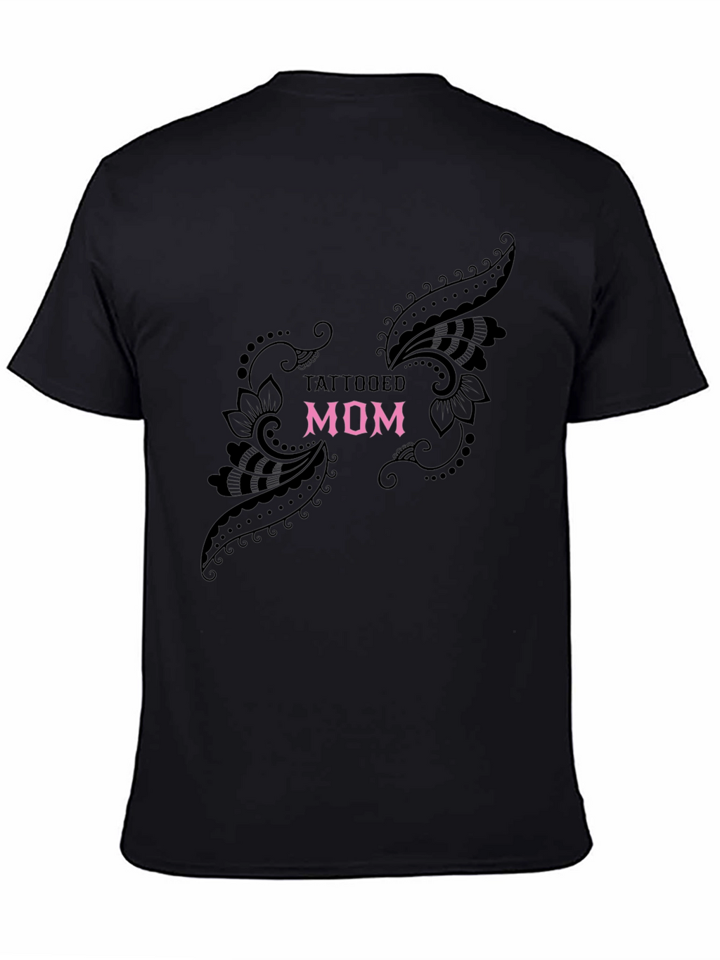 Tattooed Mom Black Graphic Tee