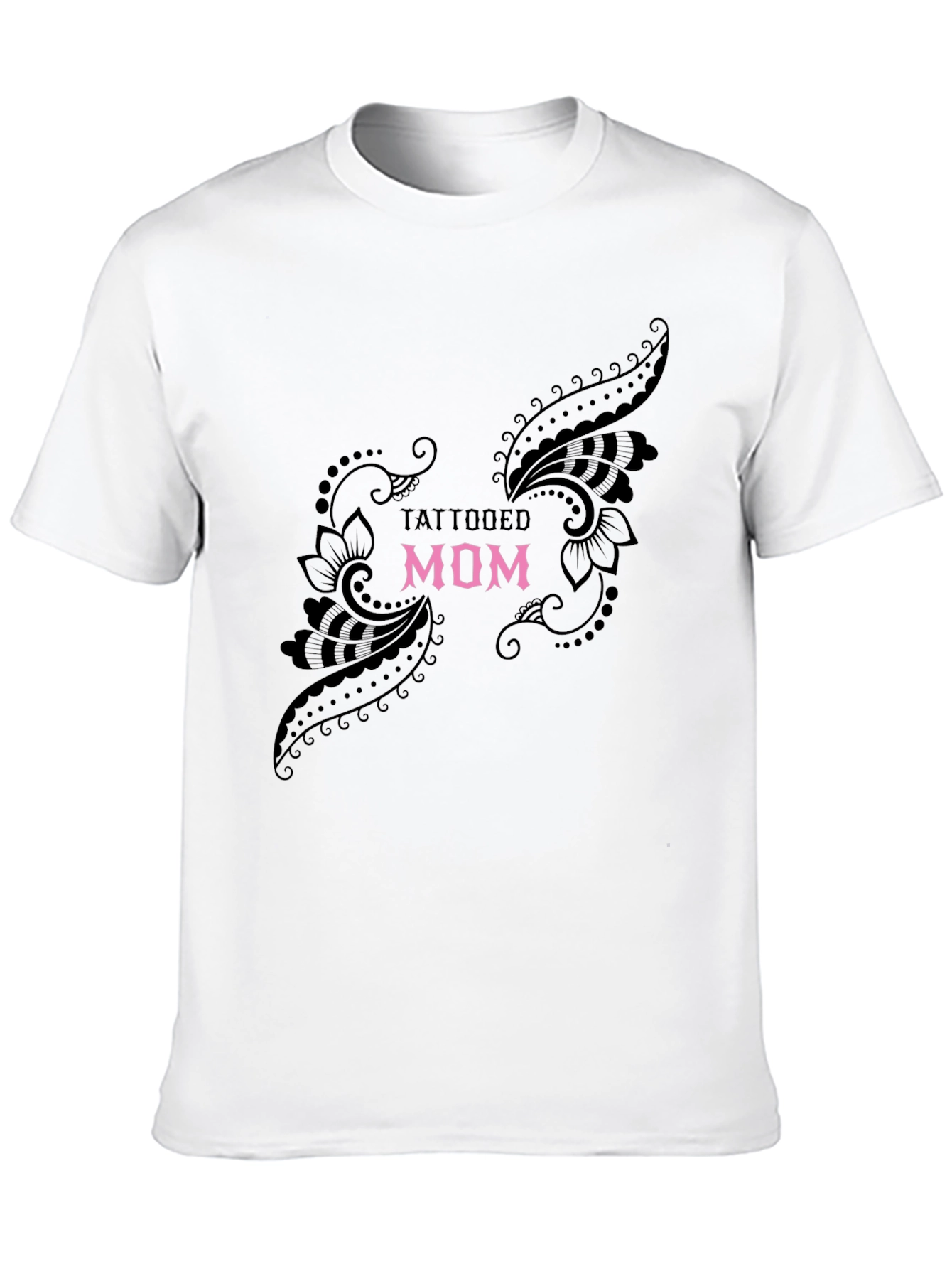 Tattooed Mom Black Graphic Tee