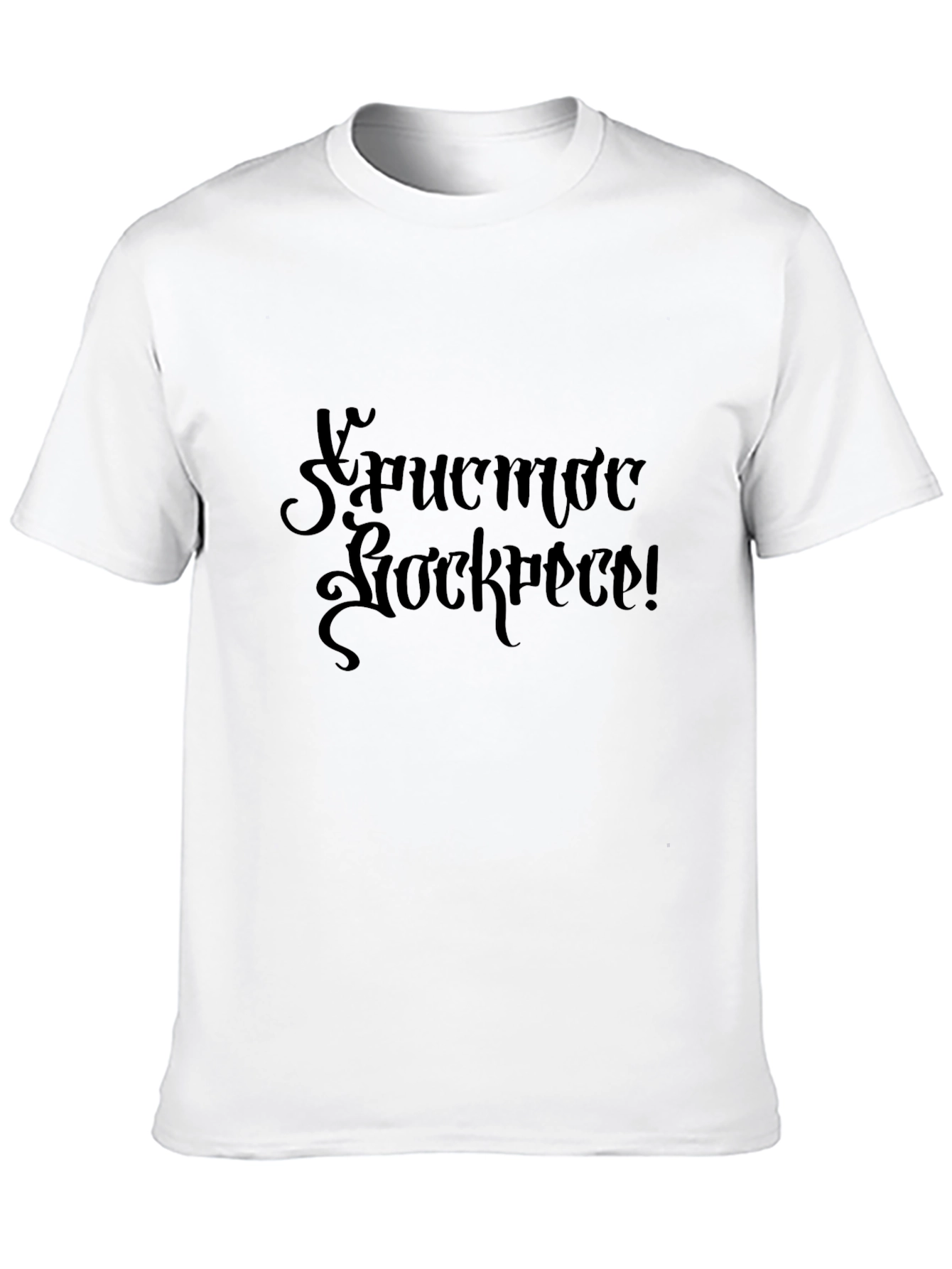 Gothic Text Black T-Shirt