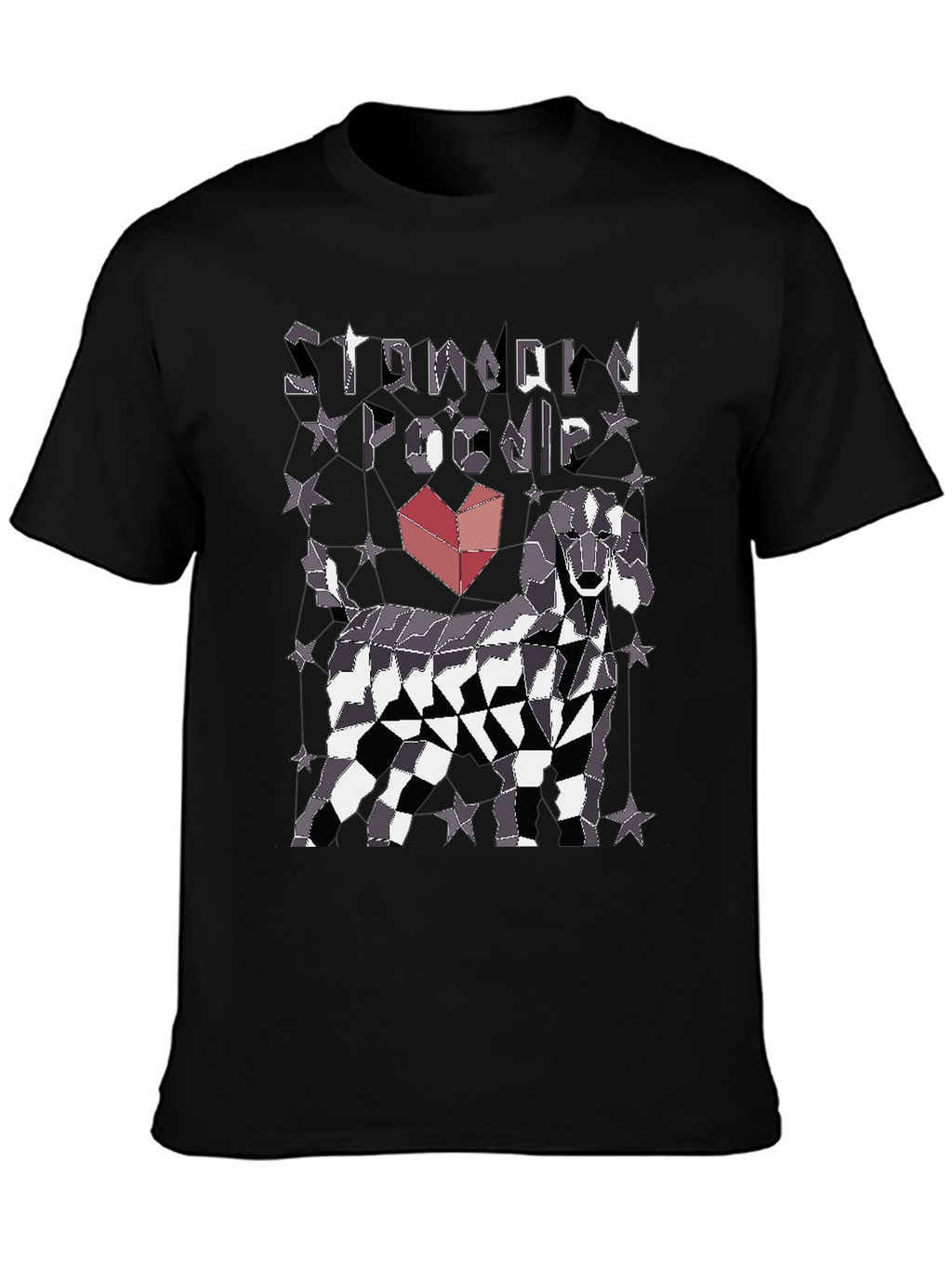Standard Poodle Geometric T-Shirt