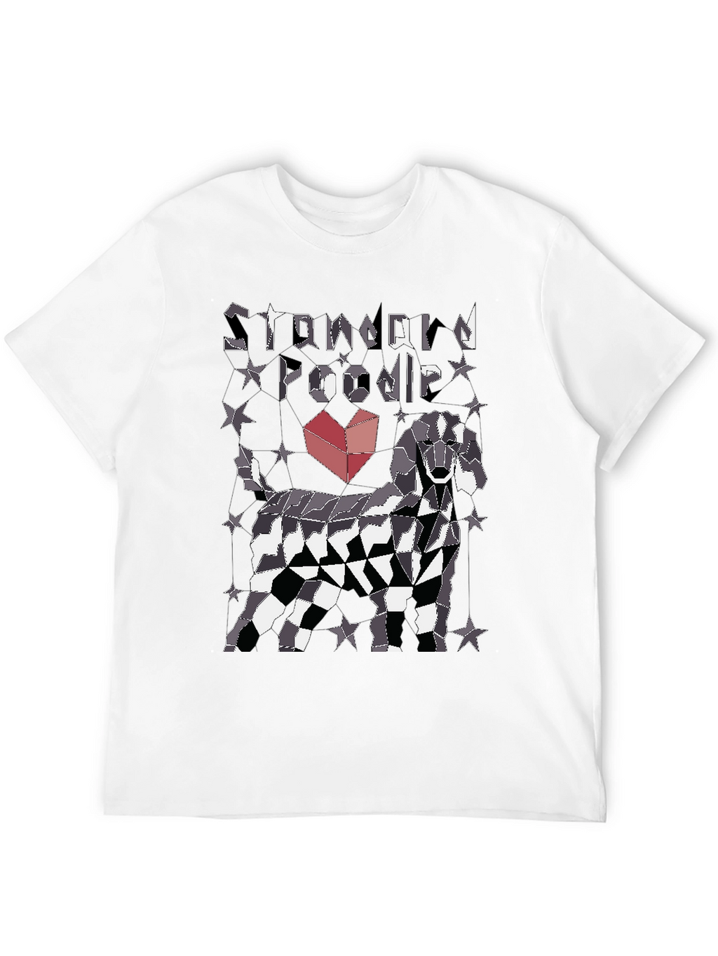 Standard Poodle Geometric T-Shirt