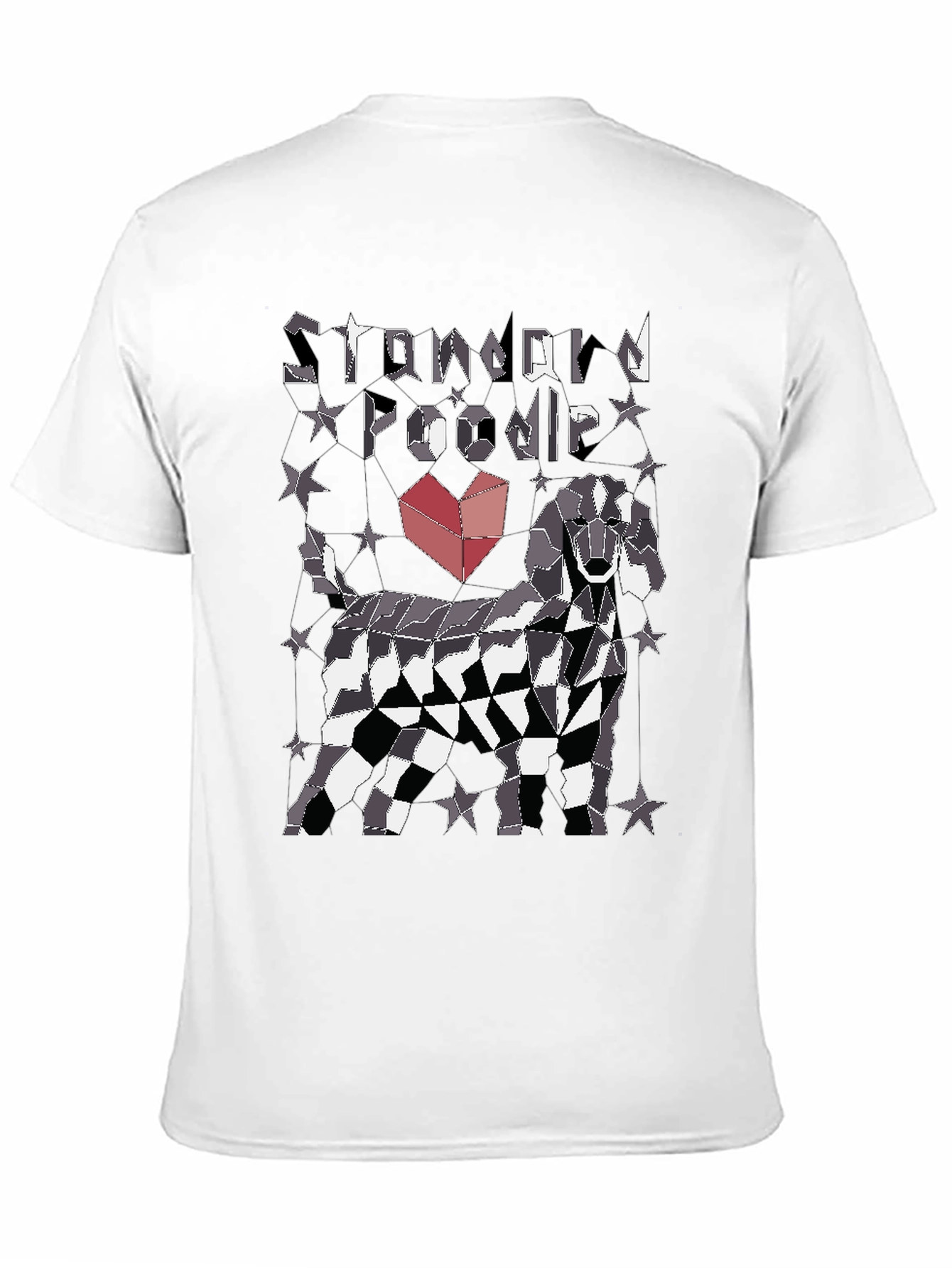 Standard Poodle Geometric T-Shirt