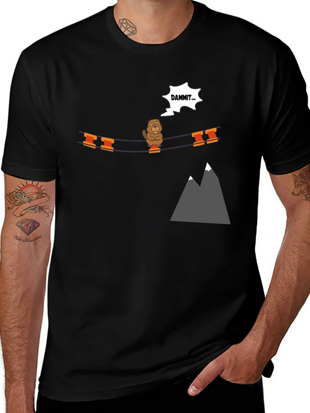 Retro Gamer Beaver T-Shirt