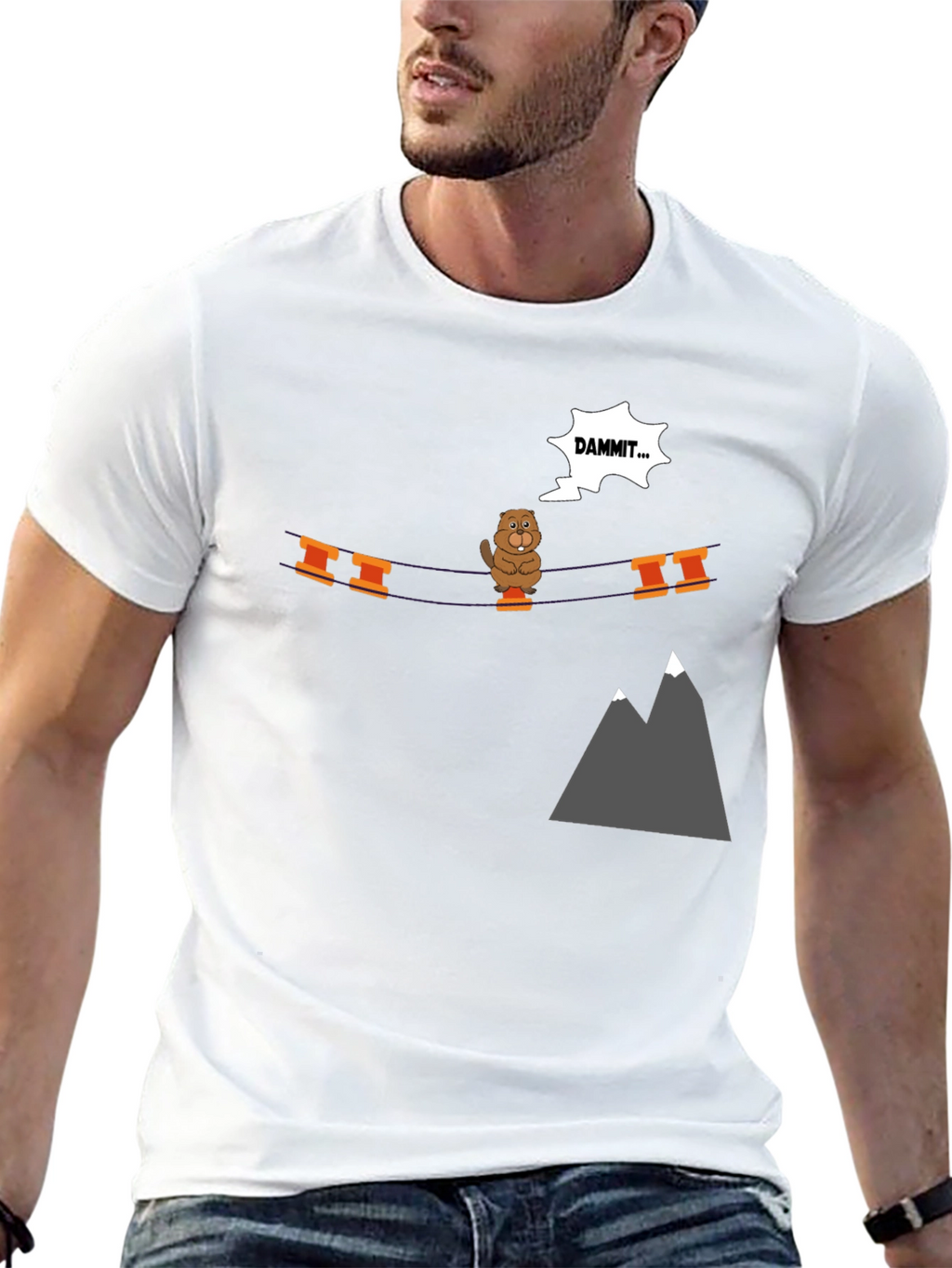 Retro Gamer Beaver T-Shirt