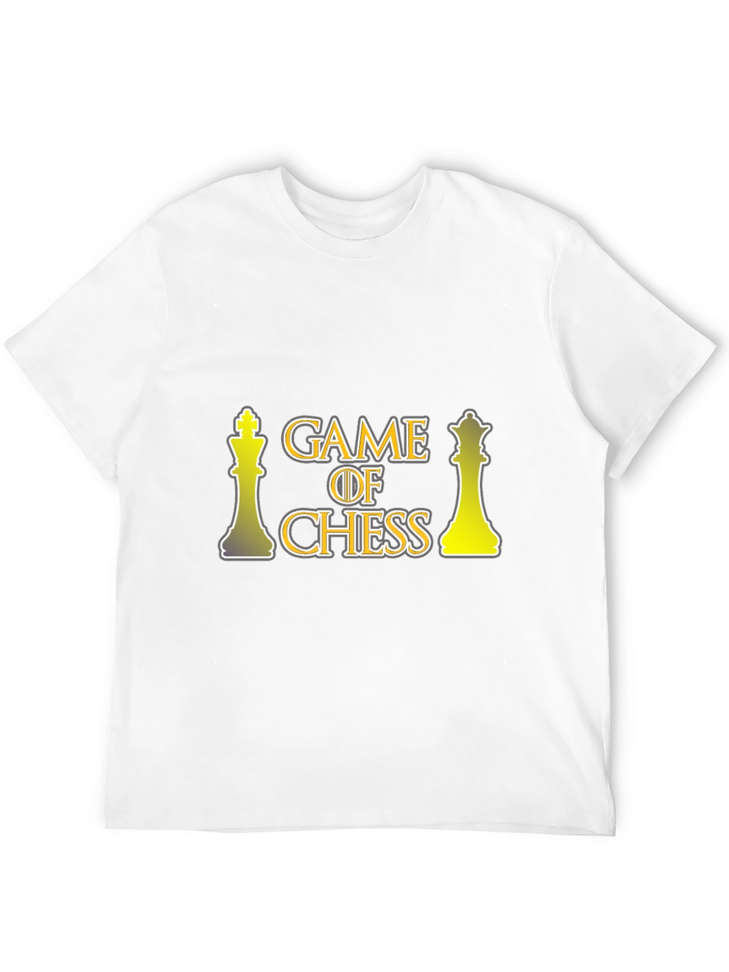 Game of Chess Graphic T-Shirt - Black