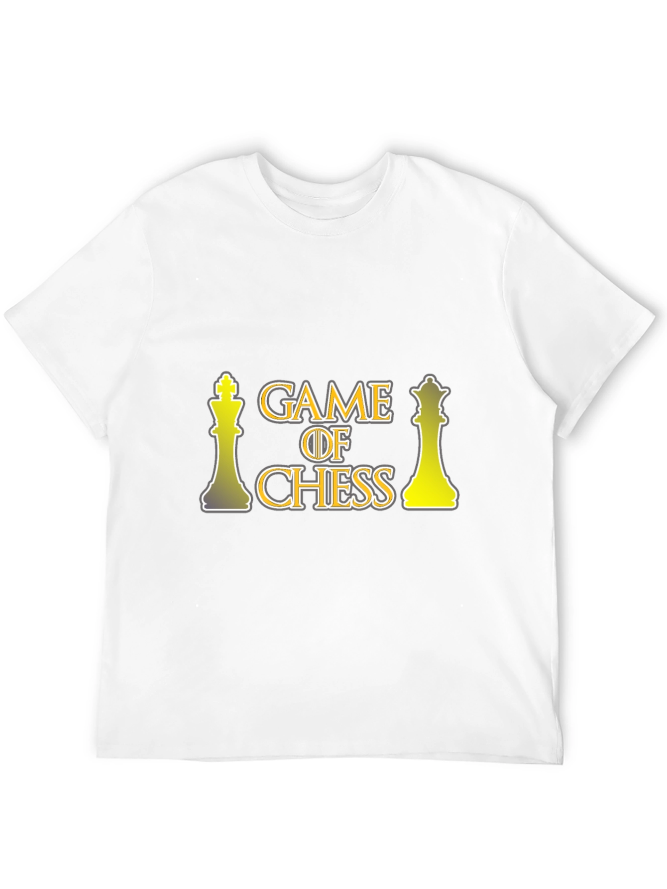 Game of Chess Graphic T-Shirt - Black