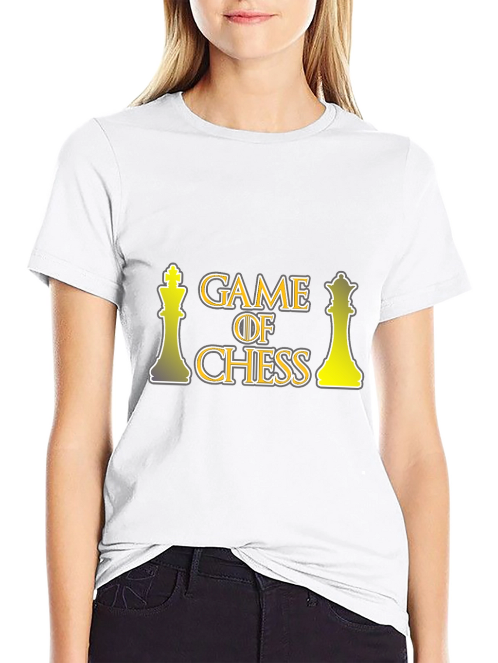 Game of Chess Graphic T-Shirt - Black