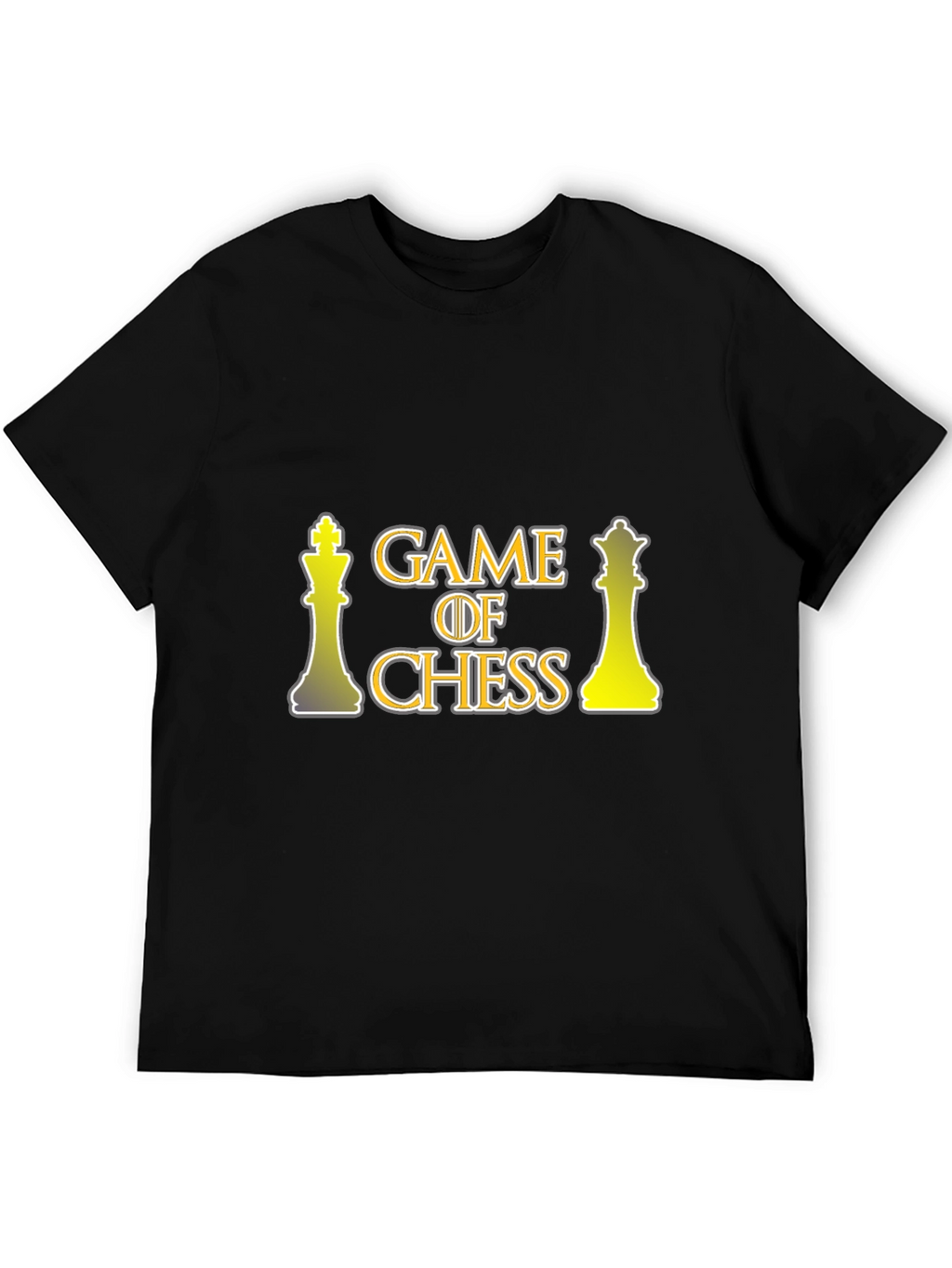 Game of Chess Graphic T-Shirt - Black