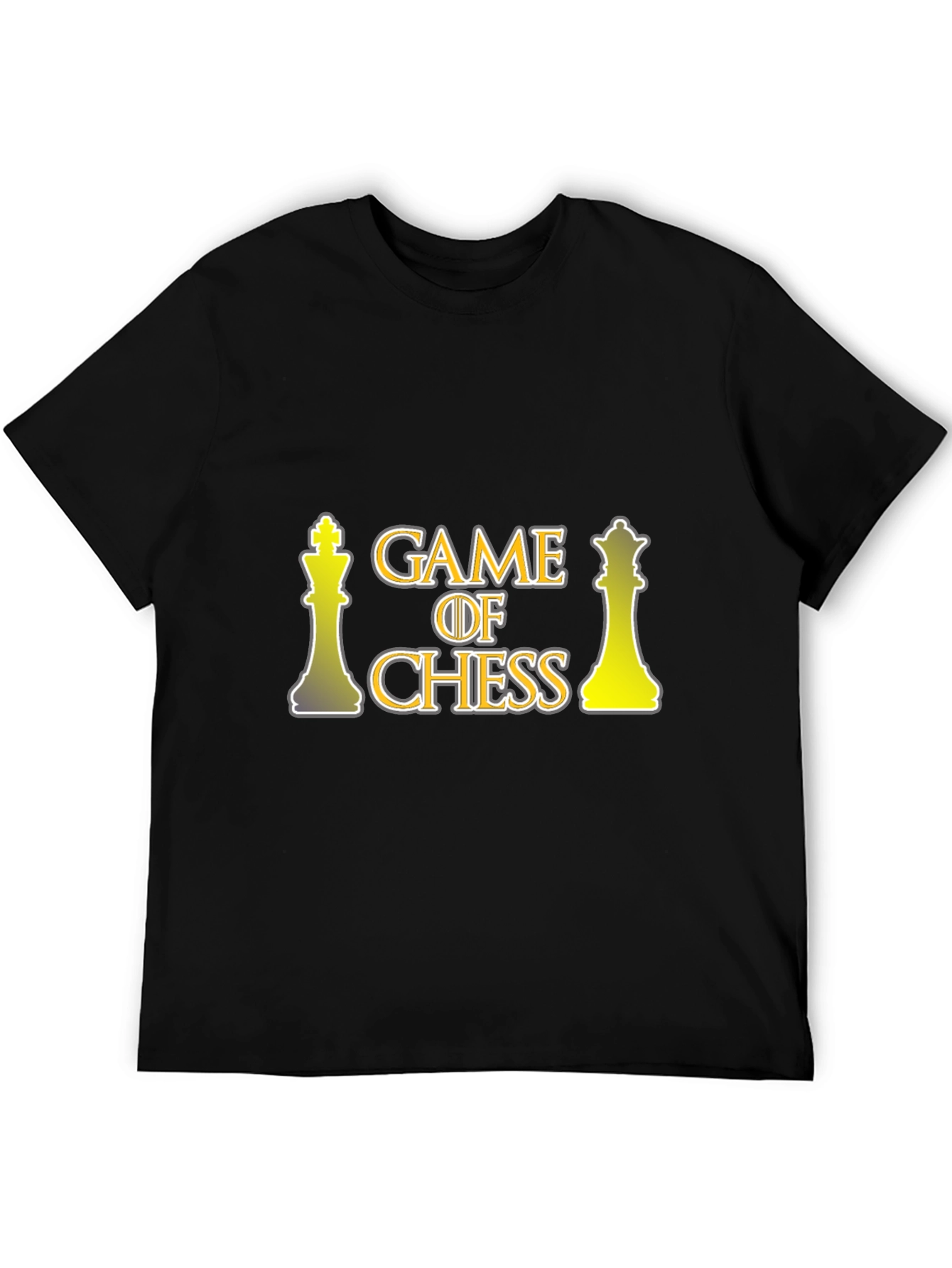 Game of Chess Graphic T-Shirt - Black
