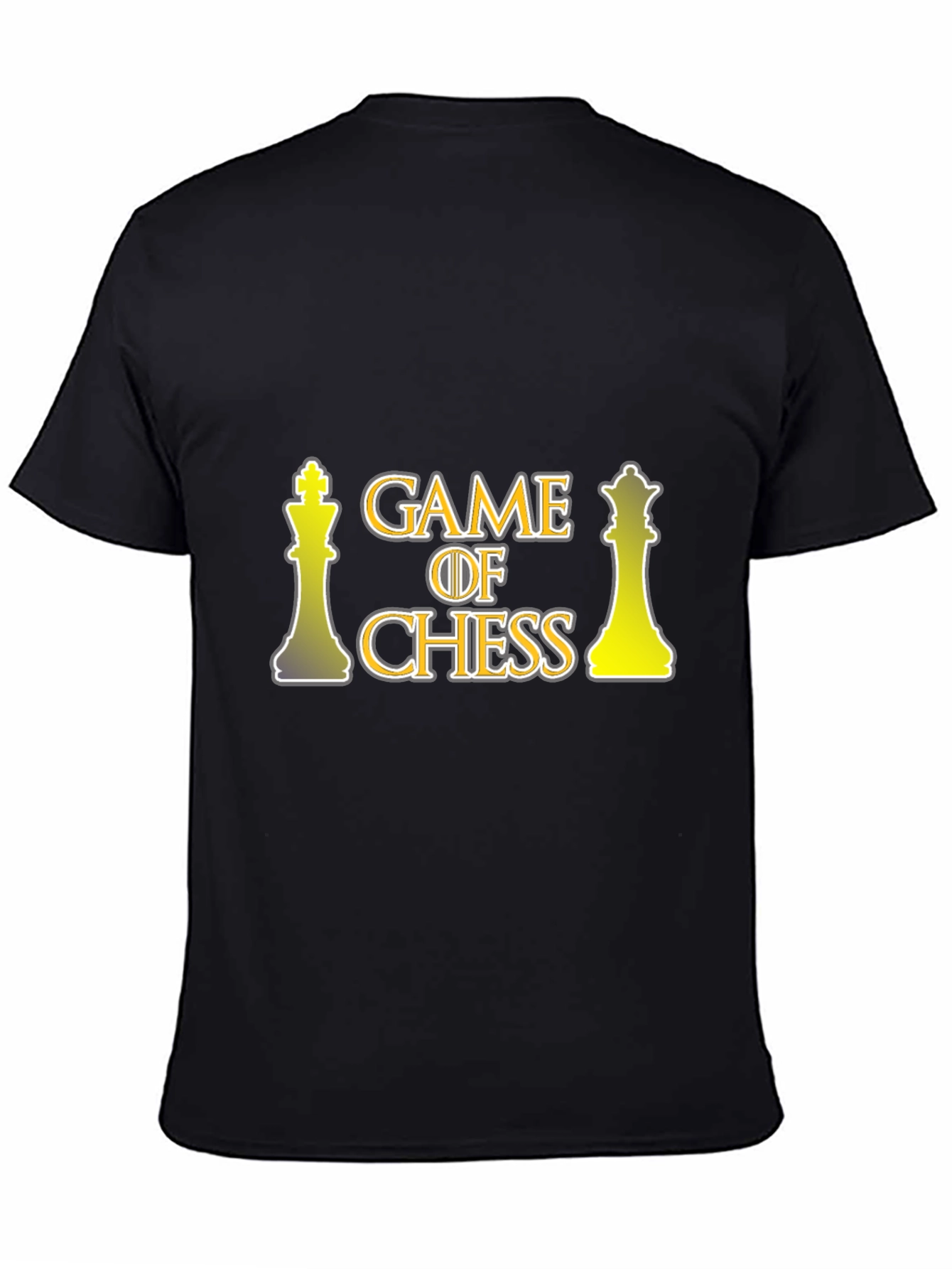 Game of Chess Graphic T-Shirt - Black