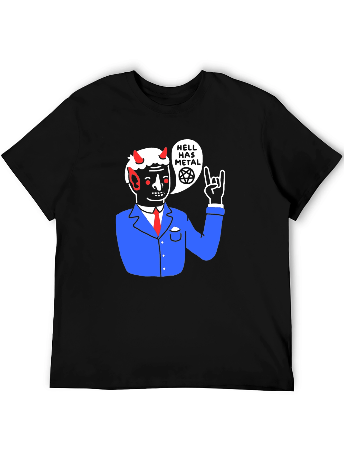 Hell Has Metal T-Shirt - Devil Graphic Tee