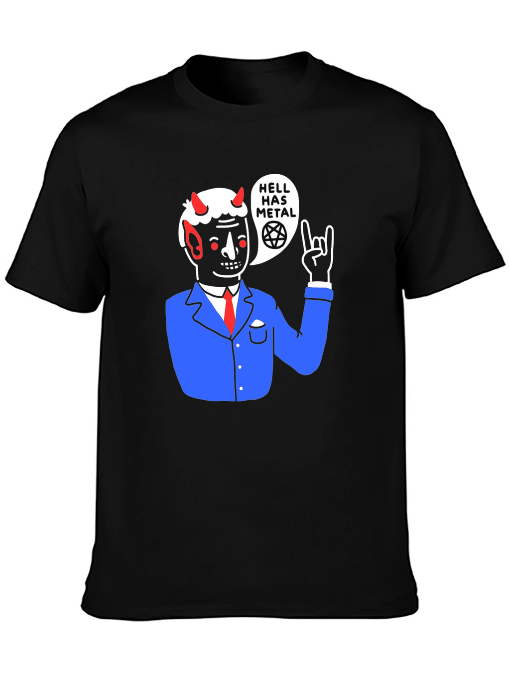 Hell Has Metal T-Shirt - Devil Graphic Tee