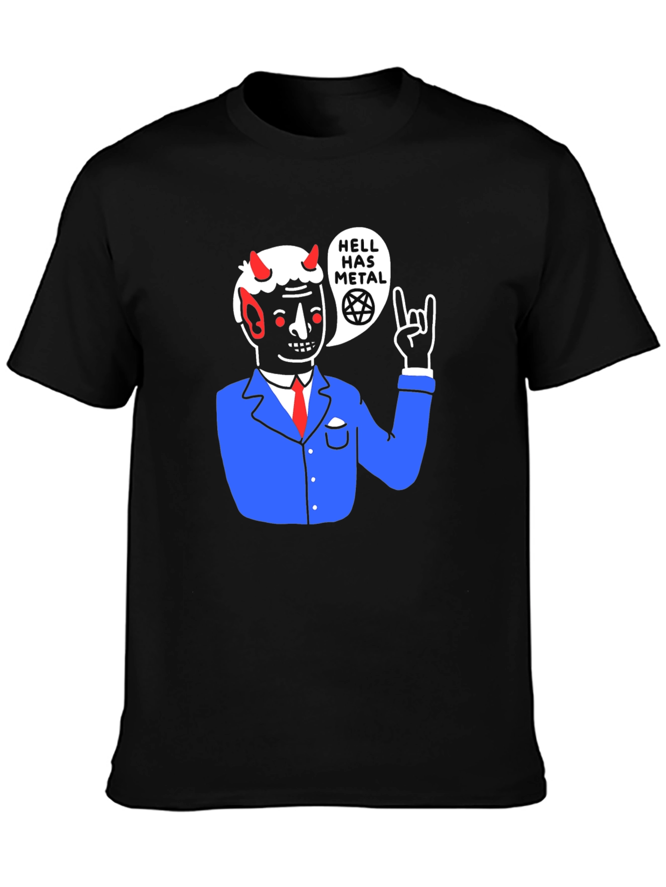 Hell Has Metal T-Shirt - Devil Graphic Tee