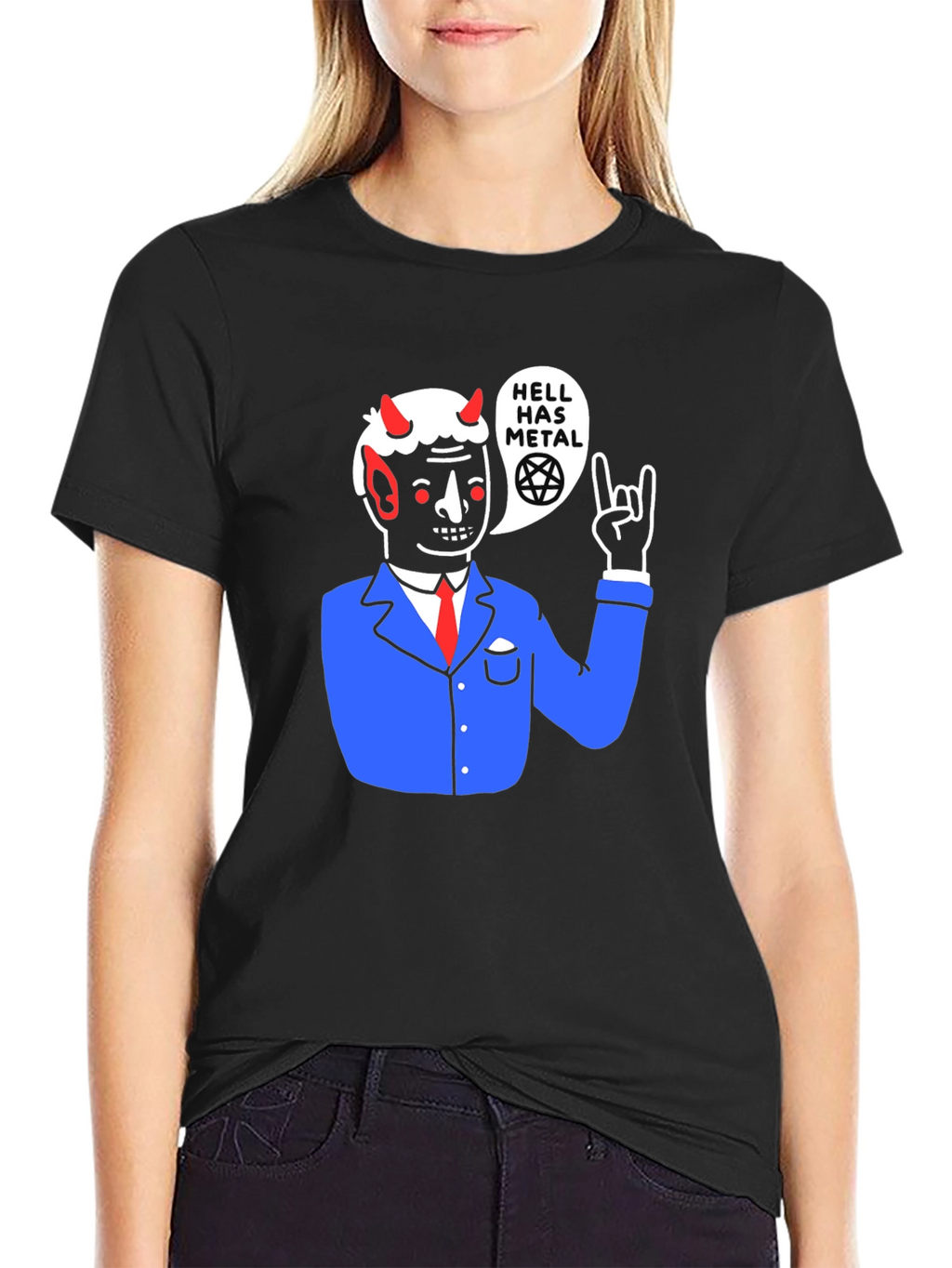 Hell Has Metal T-Shirt - Devil Graphic Tee