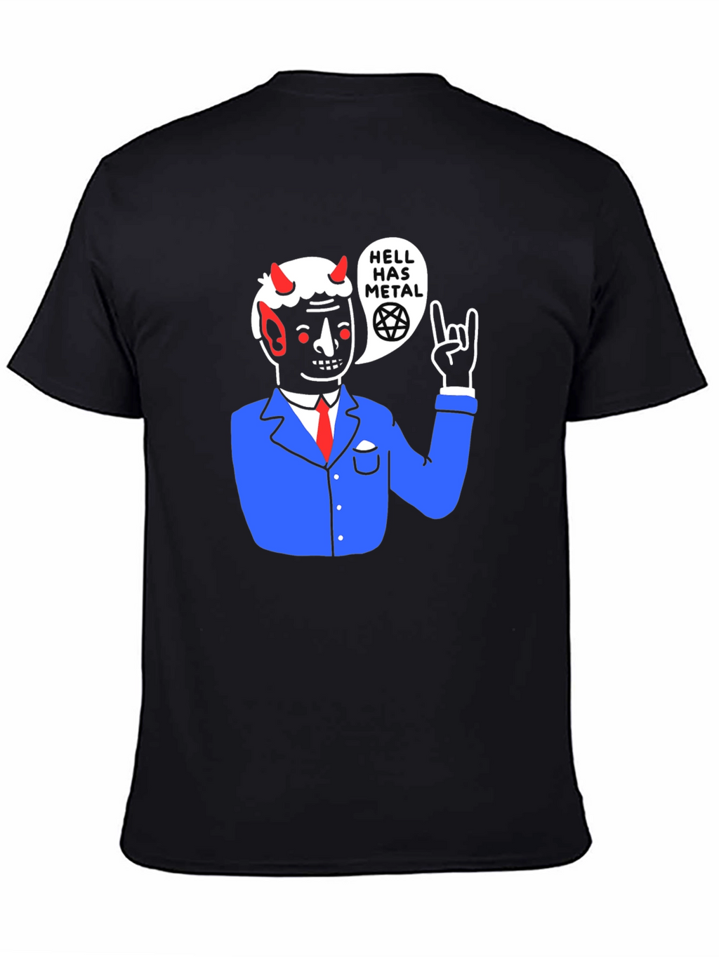 Hell Has Metal T-Shirt - Devil Graphic Tee