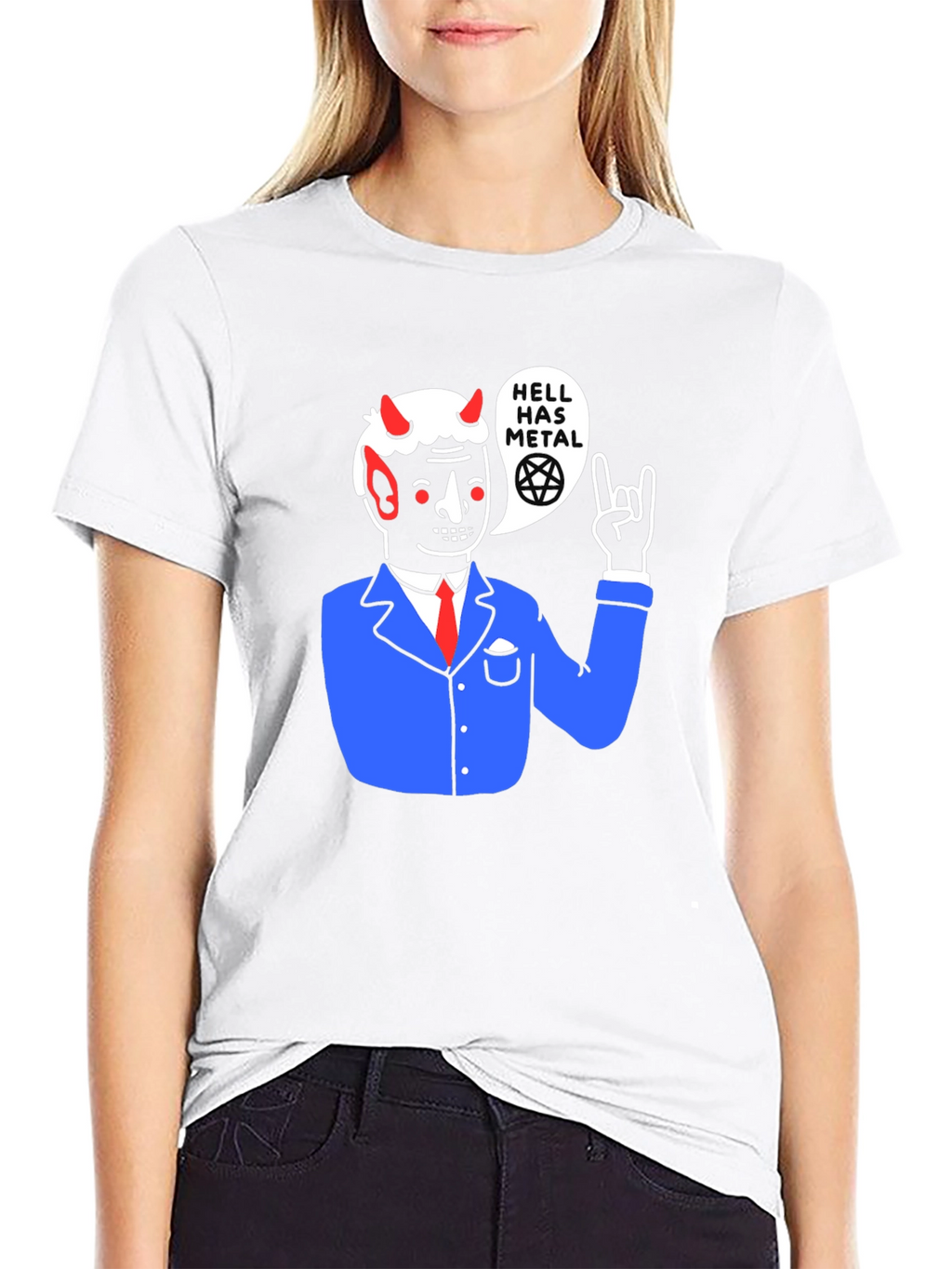 Hell Has Metal T-Shirt - Devil Graphic Tee