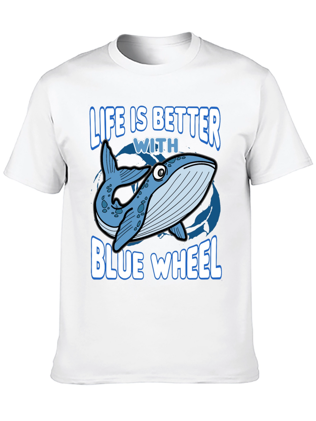 Life Is Better With Blue Whale Graphic Tee