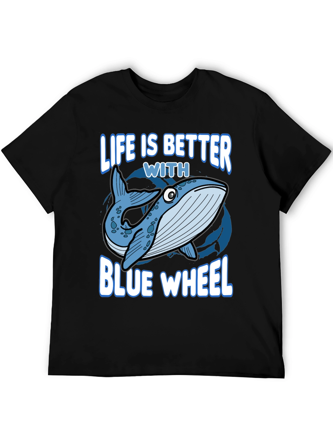 Life Is Better With Blue Whale Graphic Tee