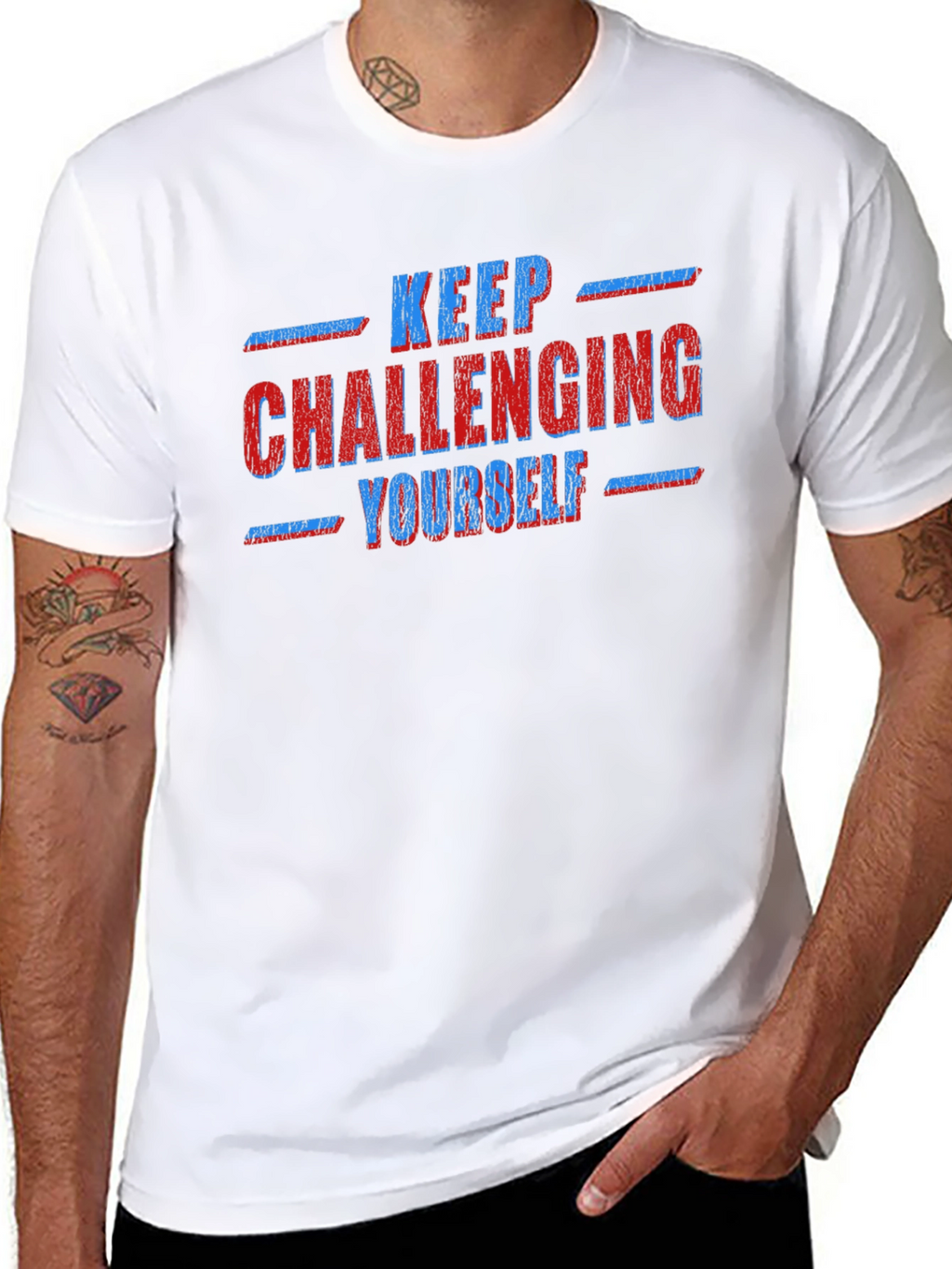 Keep Challenging Yourself Graphic Tee