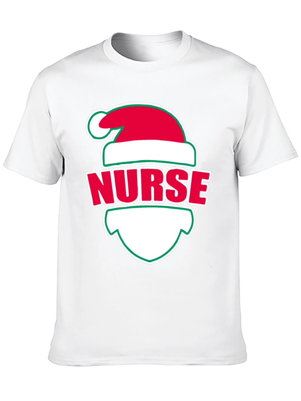 Nurse Christmas Santa Hat T-Shirt