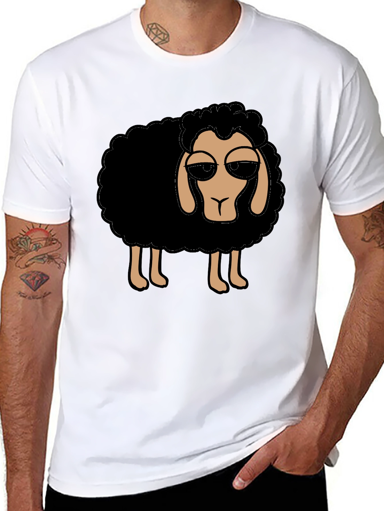 Cool Sheep T-Shirt - Black
