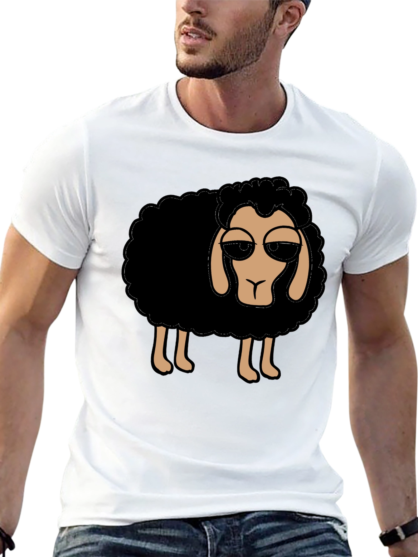 Cool Sheep T-Shirt - Black