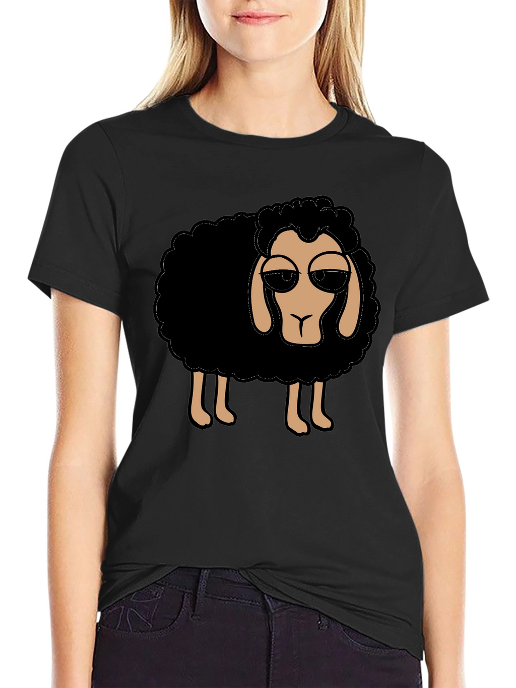 Cool Sheep T-Shirt - Black
