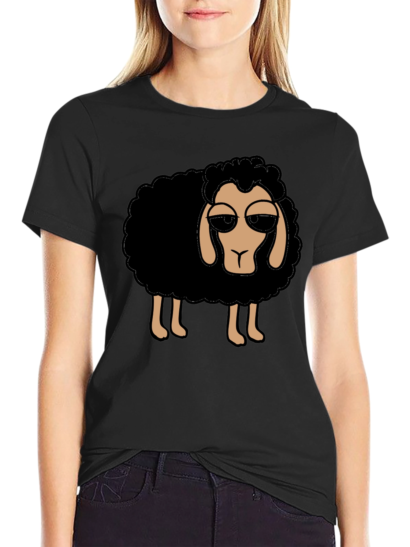 Cool Sheep T-Shirt - Black