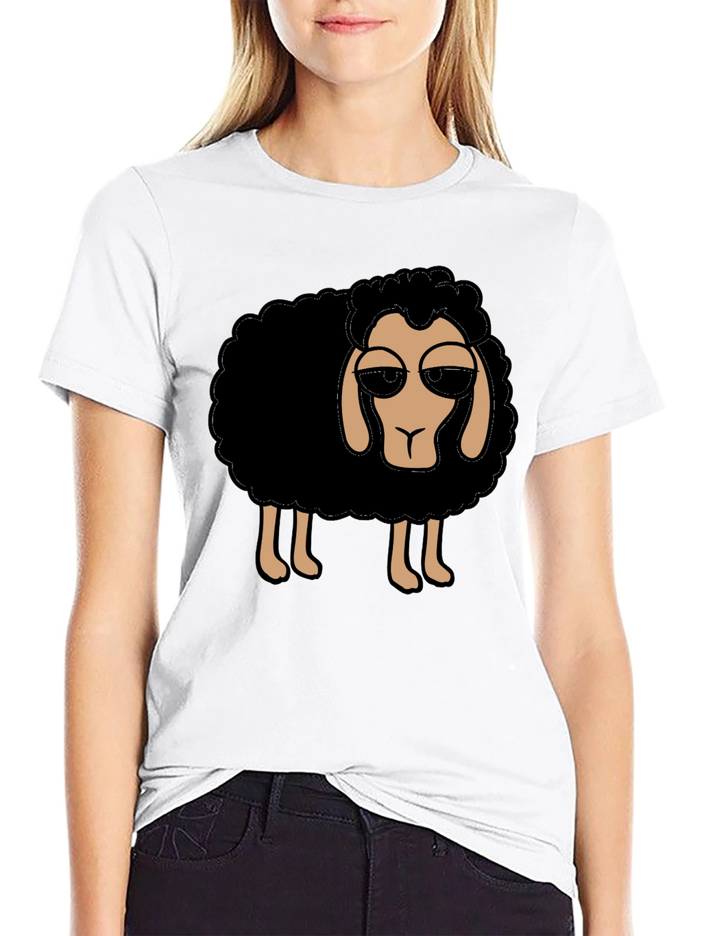 Cool Sheep T-Shirt - Black