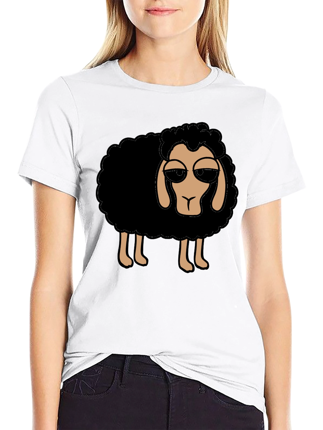 Cool Sheep T-Shirt - Black