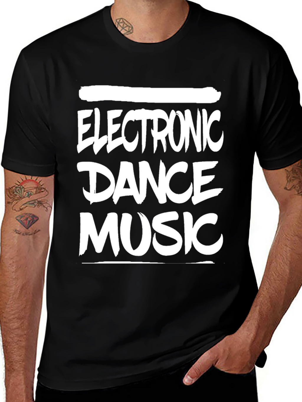 Electronic Dance Music Black T-Shirt