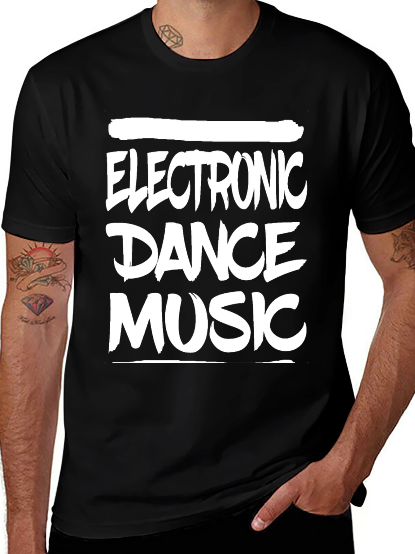 Electronic Dance Music Black T-Shirt