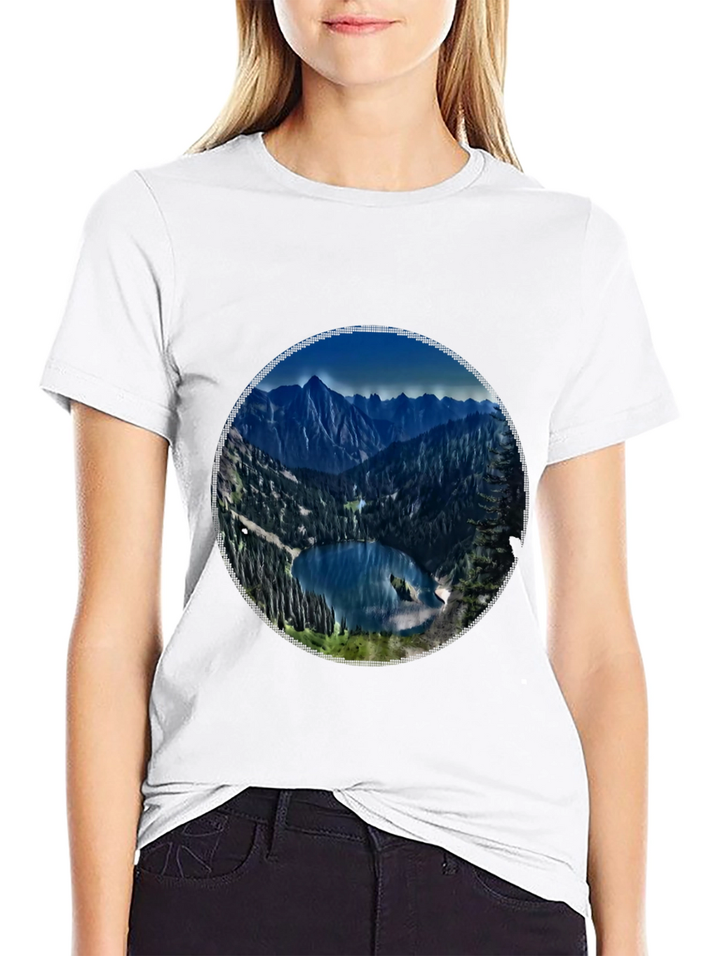 Mountain Lake Graphic Tee