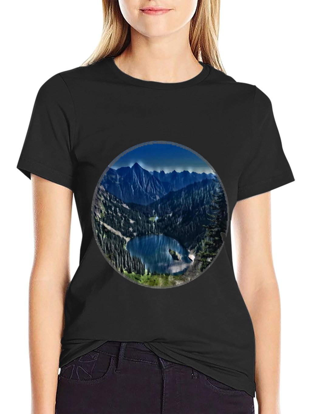 Mountain Lake Graphic Tee