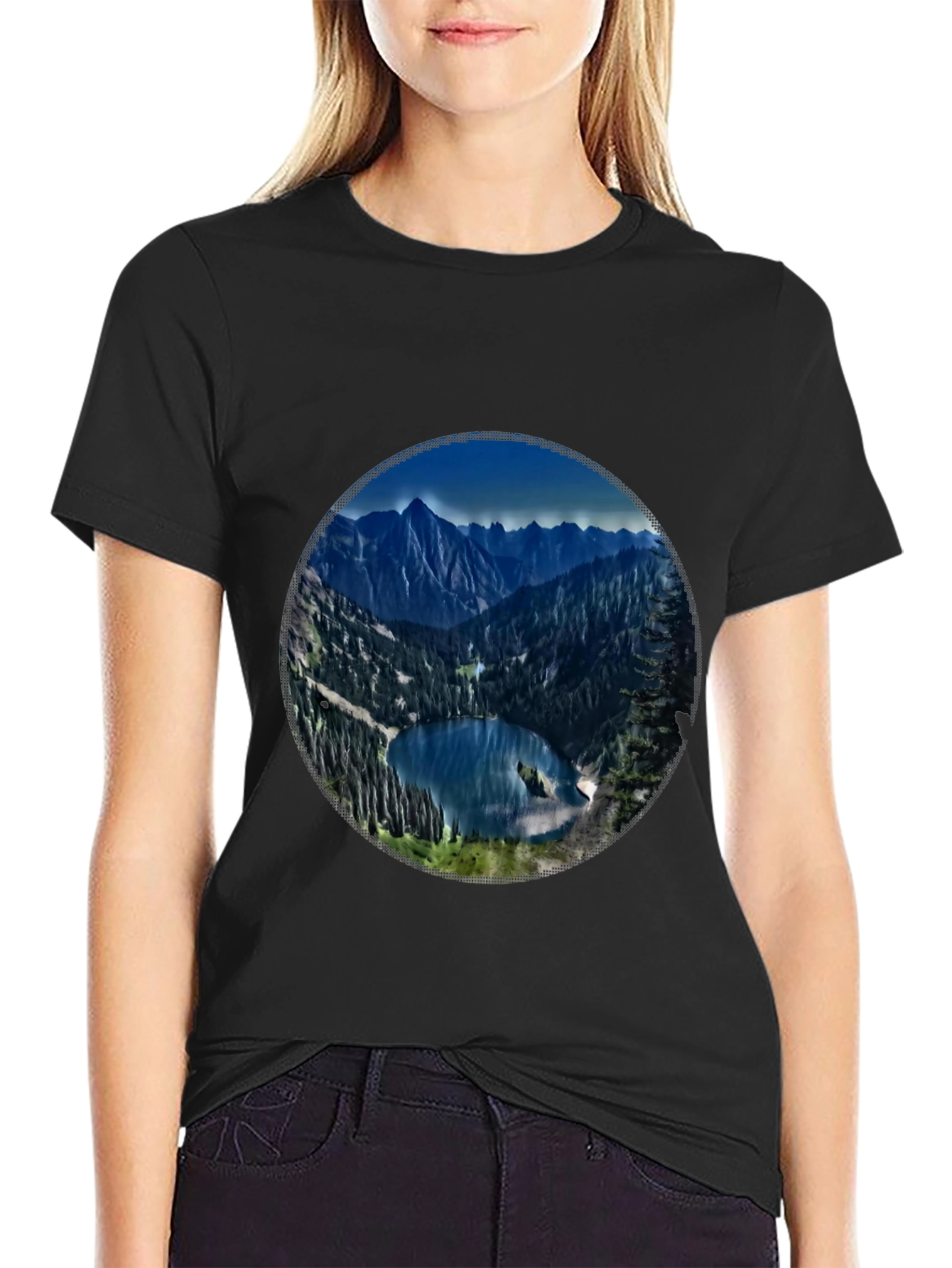 Mountain Lake Graphic Tee