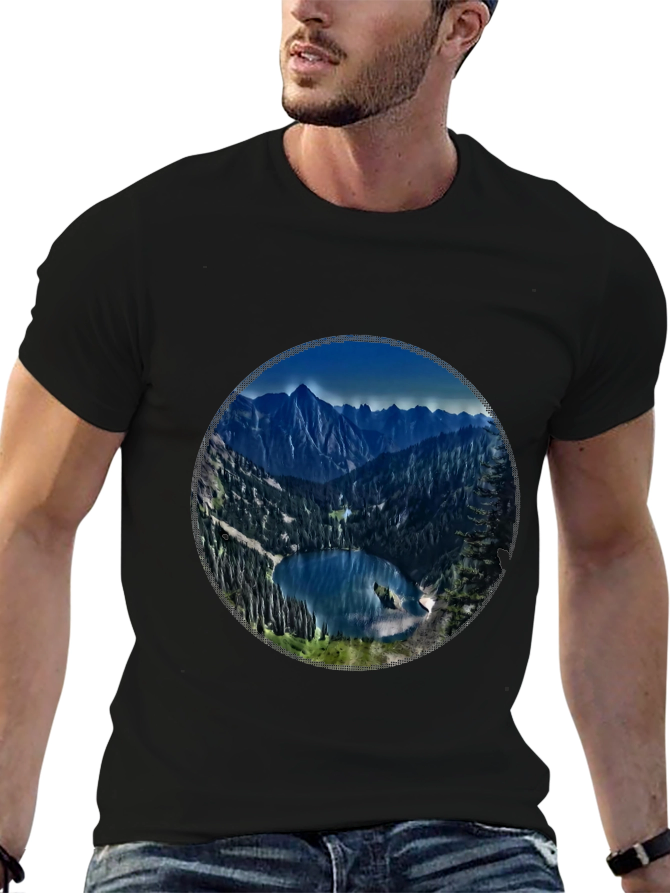 Mountain Lake Graphic Tee