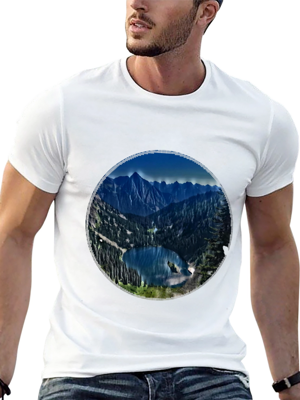 Mountain Lake Graphic Tee
