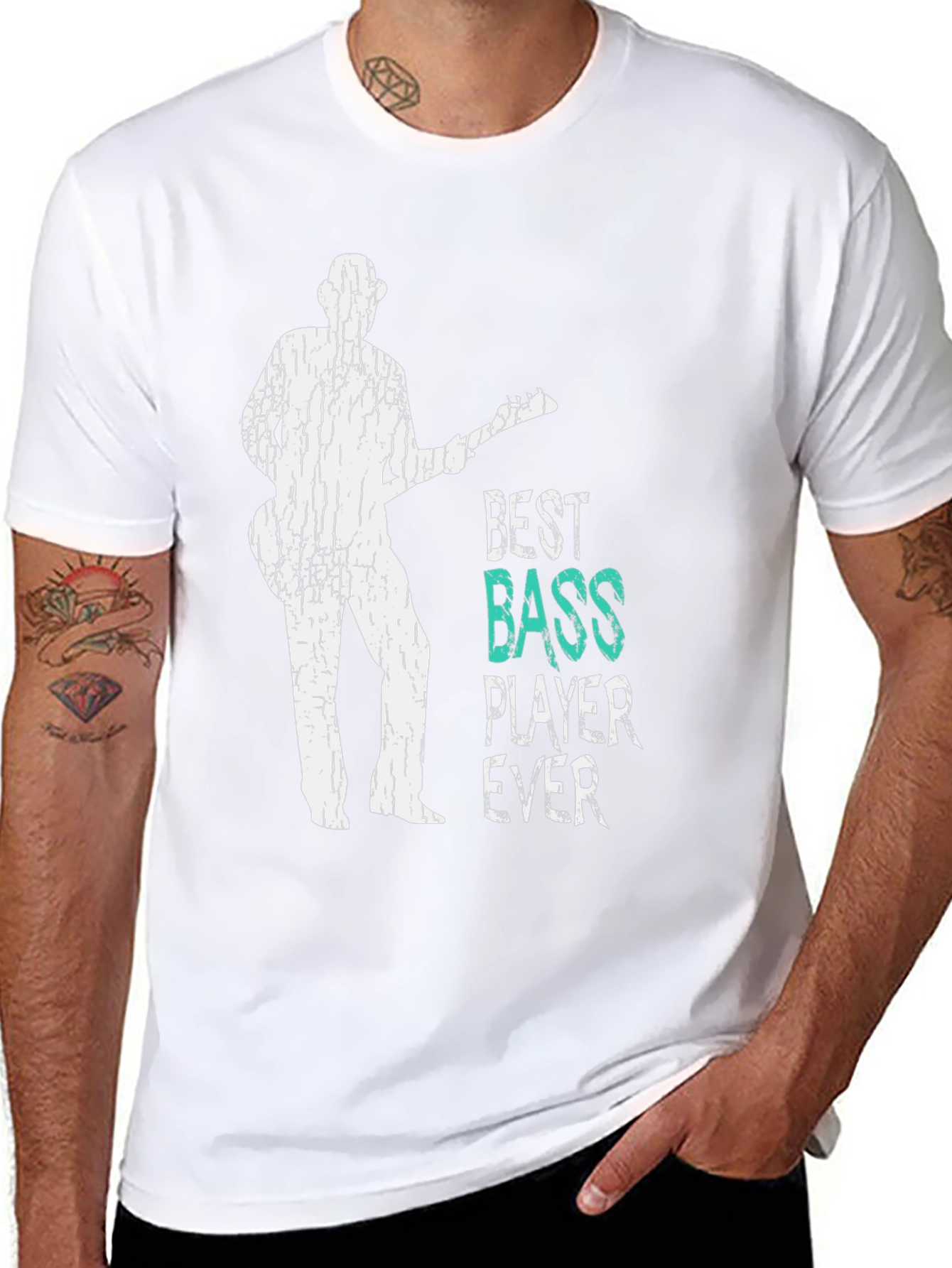 Best Bass Player Ever T-Shirt - Music Lover Tee