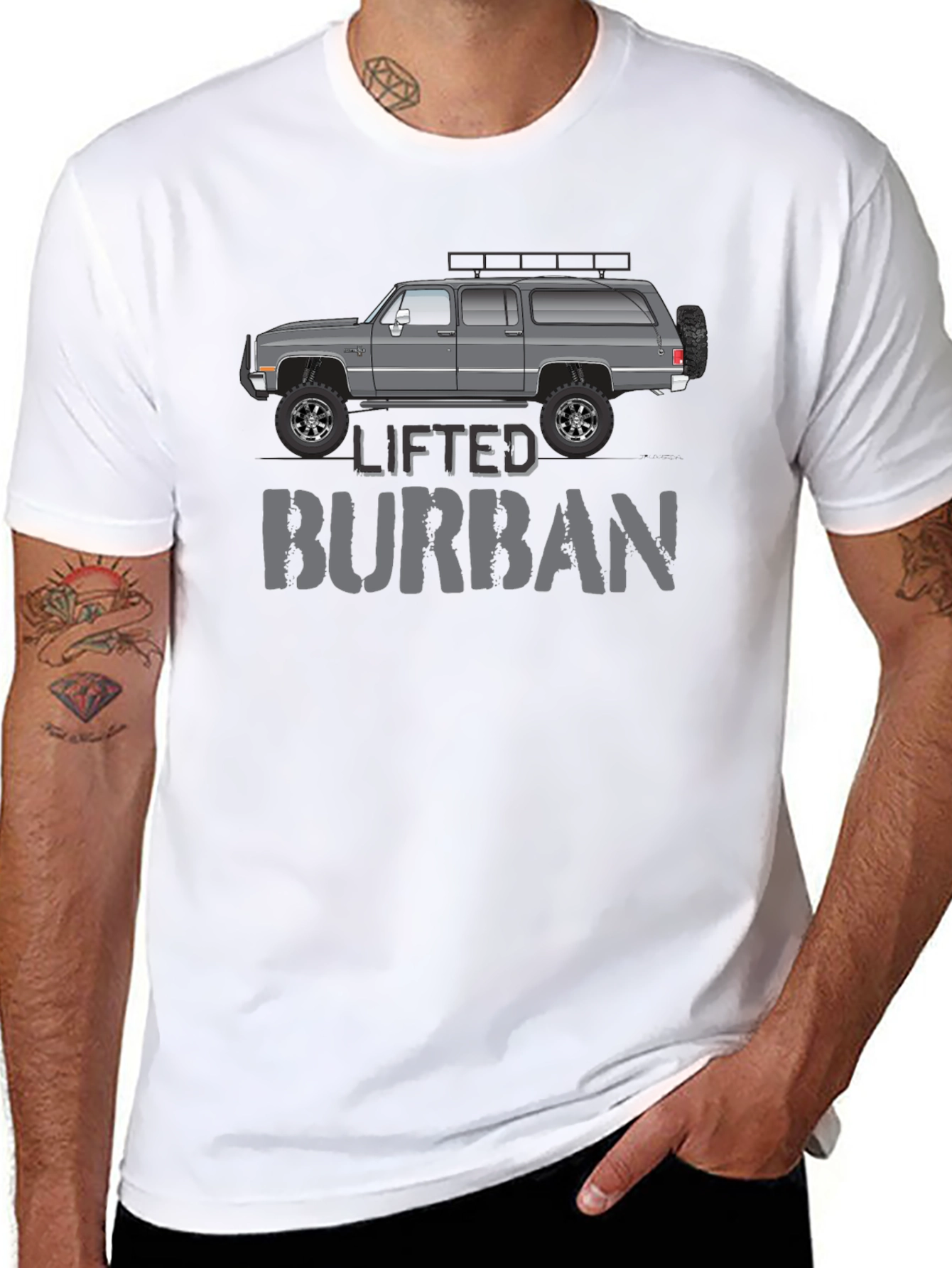Lifted Burbain Graphic Tee - Black
