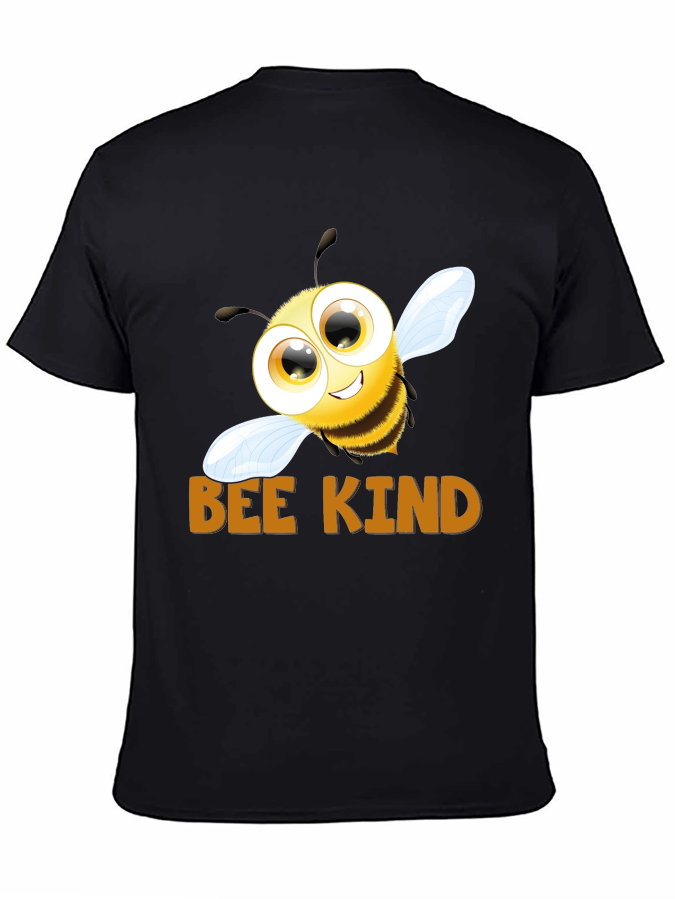 Bee Kind Graphic T-Shirt - Black Cotton