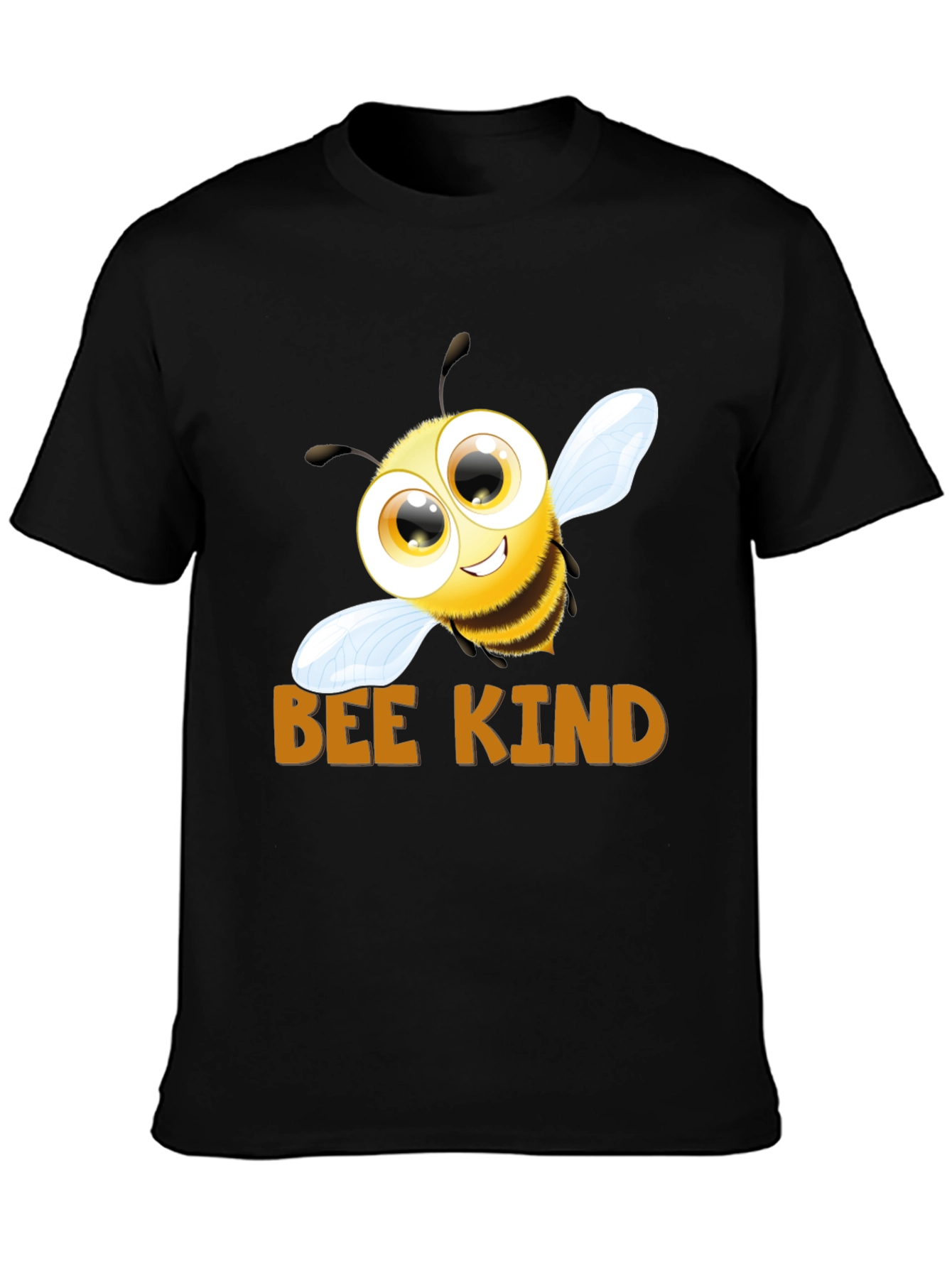 Bee Kind Graphic T-Shirt - Black Cotton