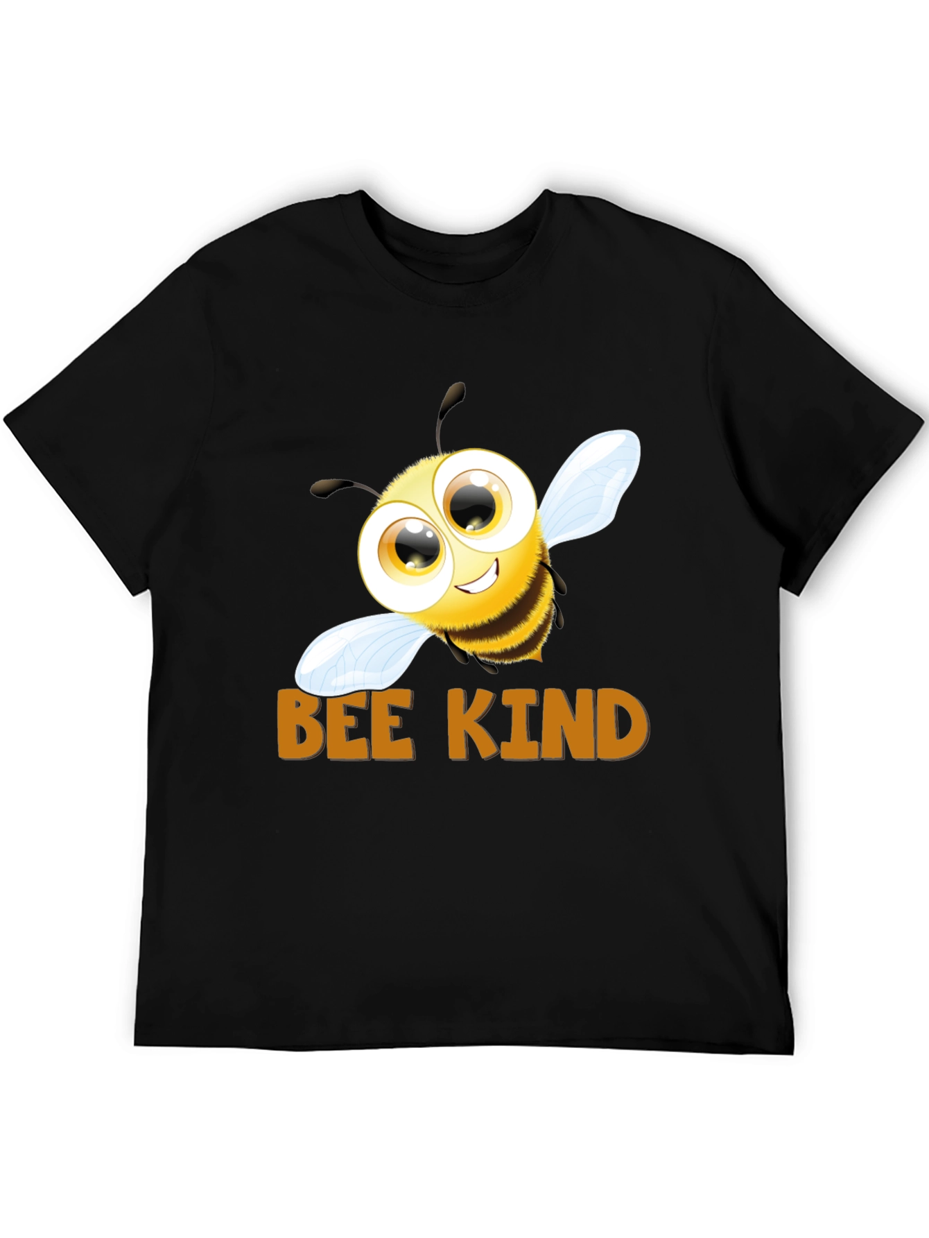 Bee Kind Graphic T-Shirt - Black Cotton