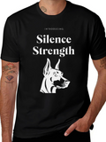 Silence & Strength Dog T-Shirt