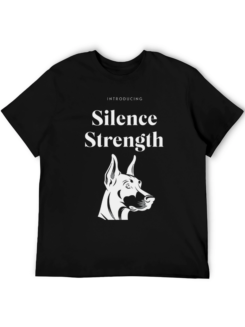 Silence & Strength Dog T-Shirt