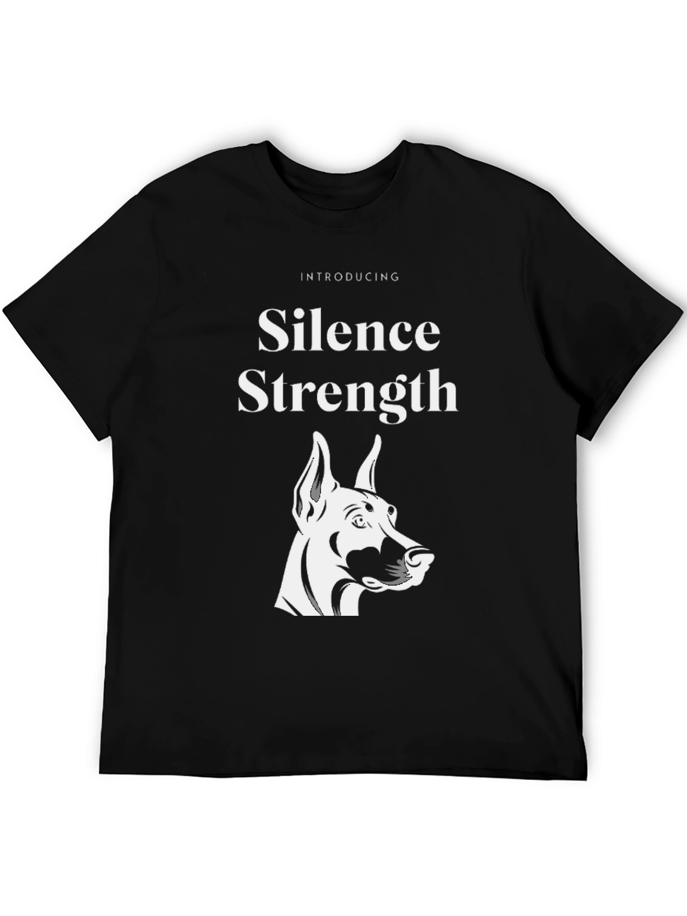Silence & Strength Dog T-Shirt