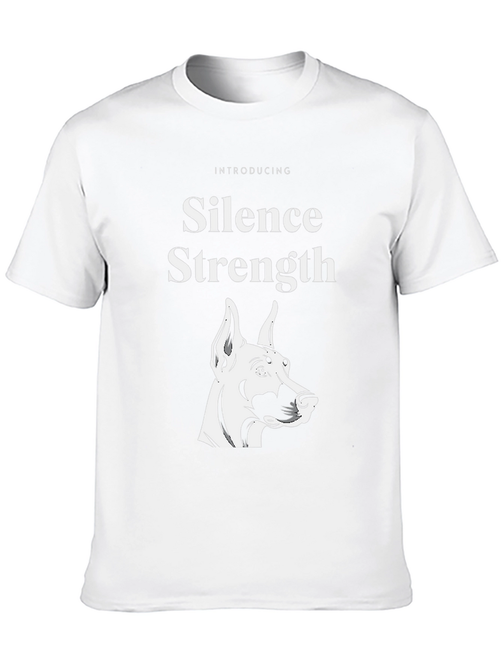 Silence & Strength Dog T-Shirt