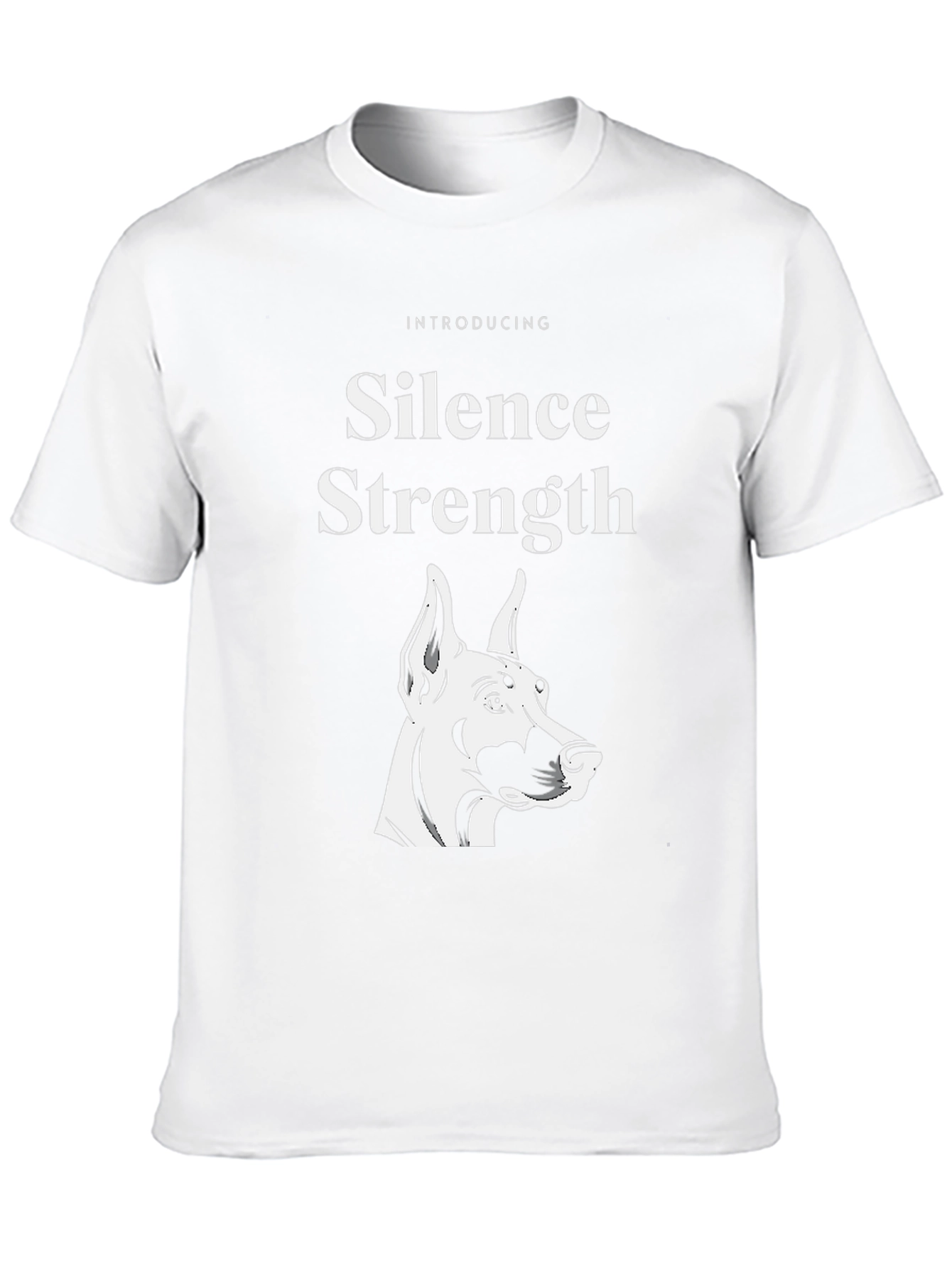 Silence & Strength Dog T-Shirt