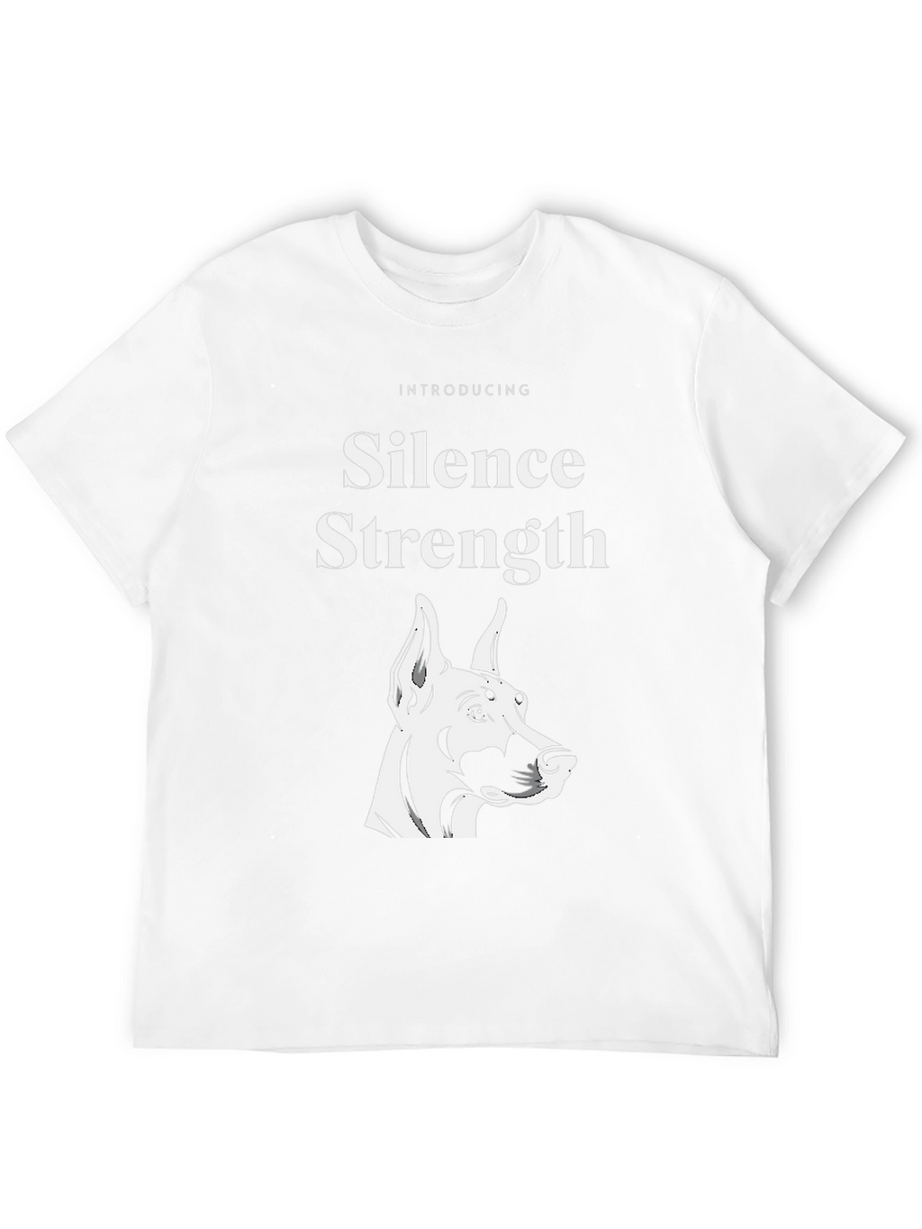 Silence & Strength Dog T-Shirt